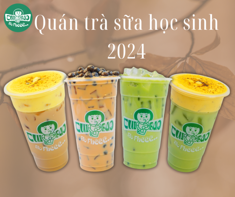 Mở Quán Trà Sữa Học Sinh Đông Khách Năm 2024