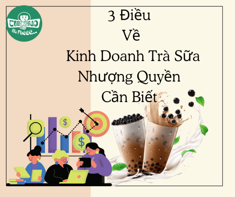 3 Điều Cần Biết Khi Tham Gia Kinh Doanh Trà Sữa Nhượng Quyền