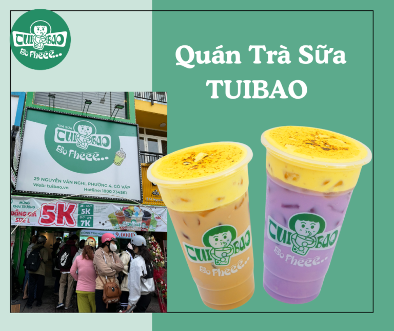 Quán Trà Sữa Tuibao – Quán Trà Sữa Tín Đồ Trà Sữa Không Thể Bỏ Qua Năm 2024