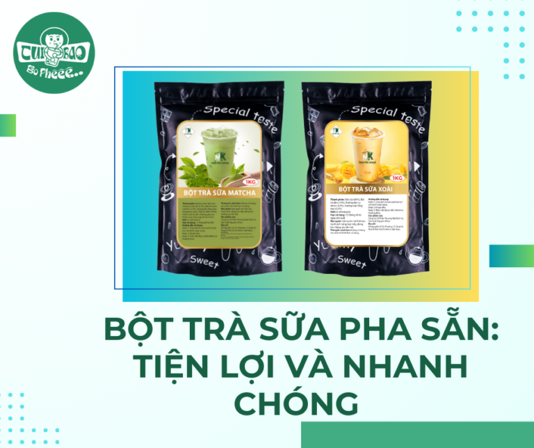 Bột Trà Sữa Pha Sẵn: Giải Pháp Nhanh Gọn Cho Nhà Kinh Doanh Năm 2024