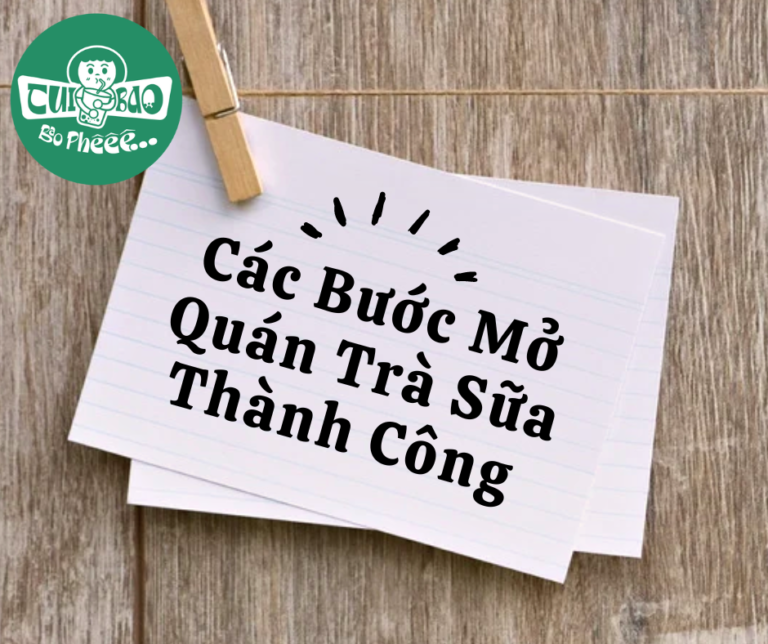 Bí mật các bước mở quán trà sữa thu hút khách hàng 2024