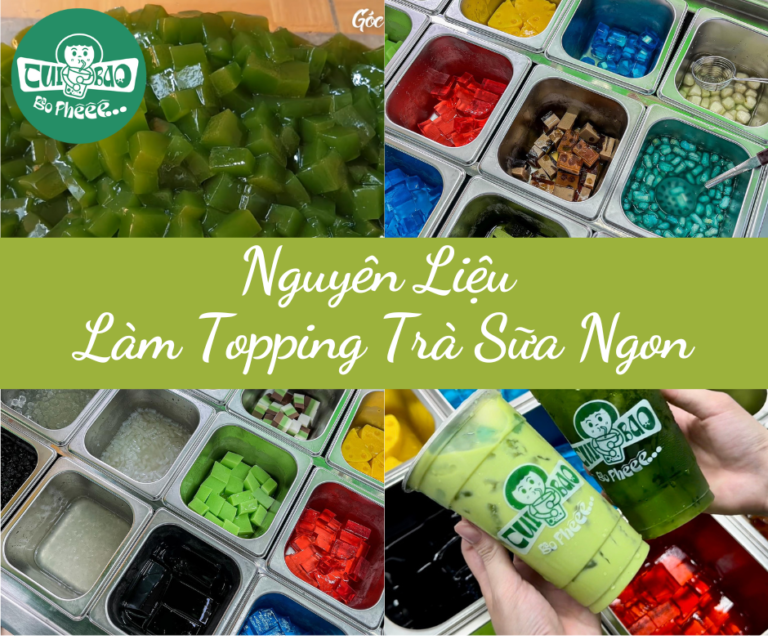 Nguyên Liệu Làm Topping Trà Sữa Ngon Nhất