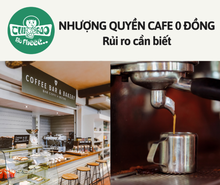 Nhượng quyền cafe 0 đồng: Rủi ro cần biết