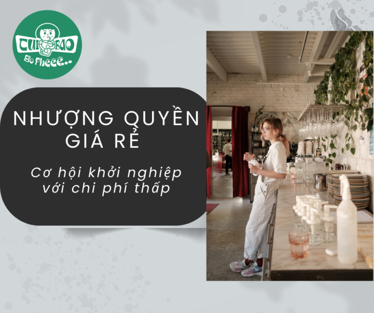 Nhượng quyền giá rẻ: Khởi nghiệp kinh doanh dễ dàng với chi phí thấp